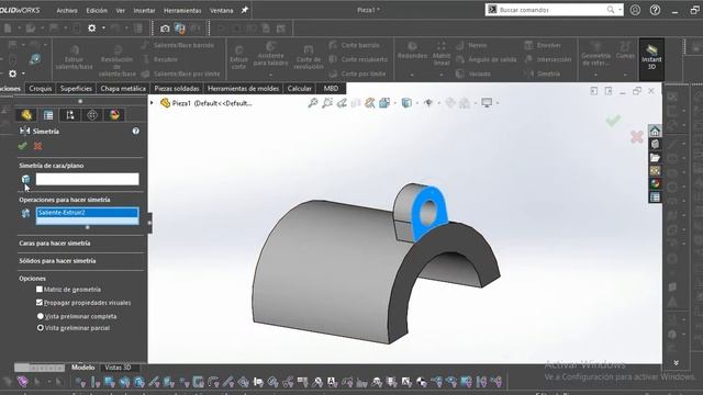 PIEZAS EN 5 MINUTOS SOLIDWORKS #12 смотреть онлайн