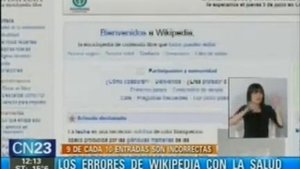 Los errores de Wikipedia con la Salud