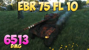 EBR 75 FL 10 - 8 Фрагов 6.5K Урона - Безупречный! - Мир Танков