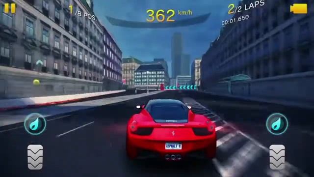Asphalt 8 Ferrari 458 Italia ( Max Up) смотреть онлайн