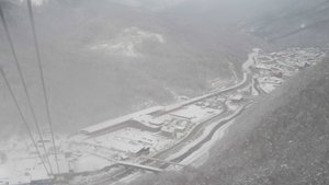 Вид на Красную Поляну (Горки Город) из Ласточки