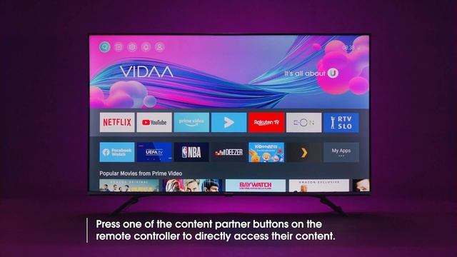 VIDAA How to use direct button access  Hisense SA