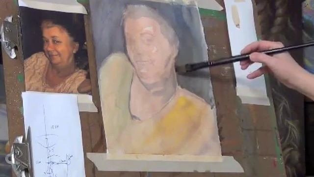 Женский Портрет акварелью. Урок 3. смотреть онлайн