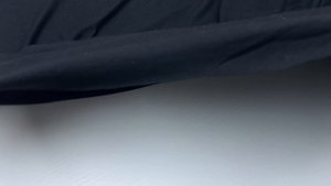 Трикотаж чёрного цвета однотонный 38504