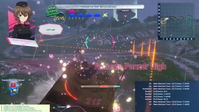 Girls und Panzer Dream Tank Match part 1 смотреть онлайн