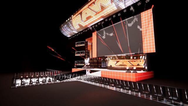 RAW sketchup stage design / enscape render