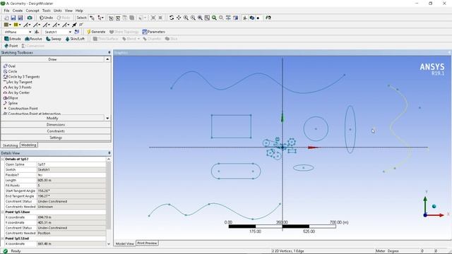 ANSYS Design Modeler  Tutorial 1- Sketching-1