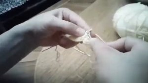 Ажурный узор с вытянутыми петлями