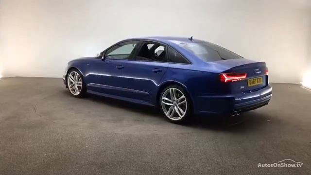 DA67BZG AUDI A6 TFSI QUATTRO S6 BLACK EDITION BLUE 2018, Reading Audi смотреть онлайн
