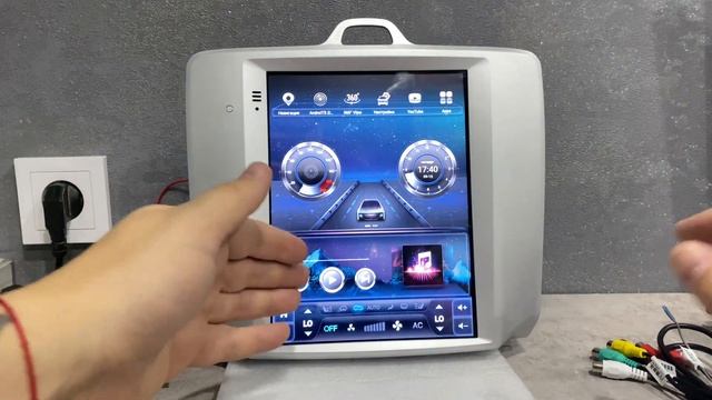 Магнитола в стиле Tesla (Тесла) для Ford Focus 2 смотреть онлайн