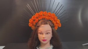 Своими руками корона 👑 из стяжек и ободка, синельной проволоки 🧡🧡🧡