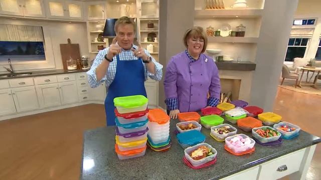 Lock & Lock 6-Piece Multi-Color Nestable Storage Set with David Venable смотреть онлайн