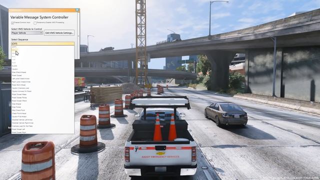 GTA 5 Mods New DOT Emergency Message Board Response Truck With Custom Working Messages & Arrows