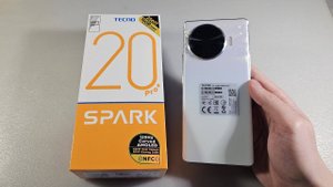 Распаковка Tecno Spark 20 Pro Plus