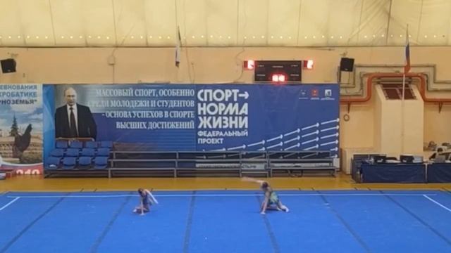 Анастасия Тараненко участвует во Всероссийских соревнованиях по спорт. акробатике Кубок Нечерноземья смотреть онлайн
