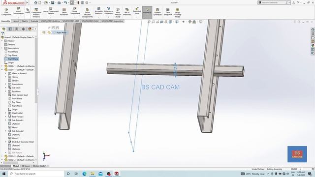 ROLLER CONVAYOR PROJECT-10  IN SOLIDWORK  PART DESIGN |SOLID WORK  PART MODELLING FOR BEGINNER