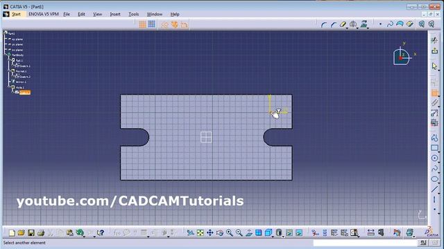 CATIA Training Course Exercises for Beginners - 7 | CATIA Practice Exercises for Pattern Tool