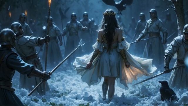Час Тёмной Готической Богини Музыки [4K] Создано ИИ _ От Прошлого к Будущему