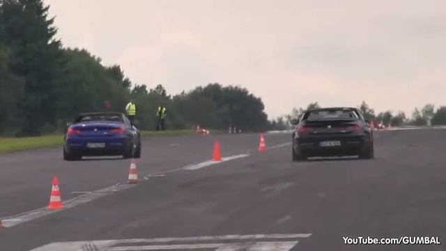 BMW M6 F12 Convertible vs BMW M6 F12 BBM M700BT vs BMW X5M смотреть онлайн