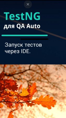 TestNG для QA Auto. Запуск тестов через IDE.