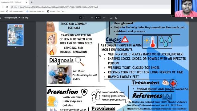 A&P1 FEB 2022 : TINEA PEDIS смотреть онлайн