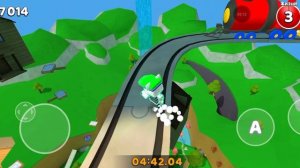 Как пройти секретный паркур в игре super bear adventure#супер#беар#супермишка