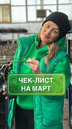 Чек-лист садовода на март: открываем дачный сезон 🌱