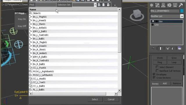 015 Setting up association curves for the knee controls Настройка кривых  для  управления колена смотреть онлайн