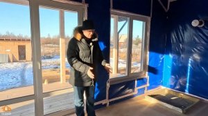 Каркасный дом 8х13.5м со вторым светом, антресольным этажом и террасой. Обзор построенного дома.