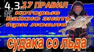 КАК ЛОВИТЬ СУДАКА ЗИМОЙ? 17 ПРАВИЛ которые ВАЖНО ЗНАТЬ при ЛОВЛЕ. 1.03.2025.  И снова TsyYoki VIKA.