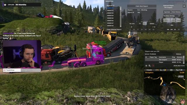 🔴 LIVE - 29.05.24 - TruckersMP Game Moderation & Reports