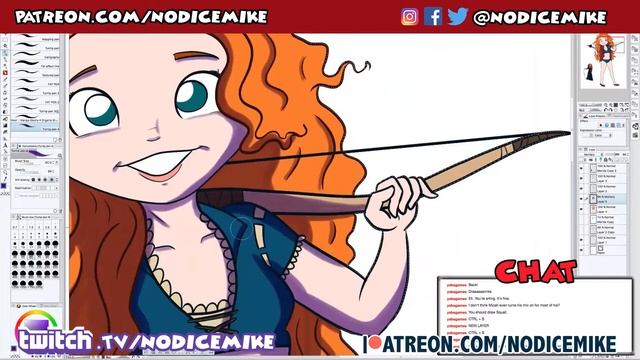 Merida swimsuit time lapse смотреть онлайн