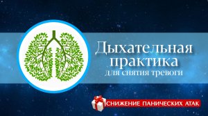 Успокойся за 4 минуты - ДЫХАТЕЛЬНАЯ ПРАКТИКА для снижения тревожности и панических атак