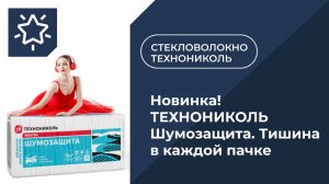 Новинка! ТЕХНОНИКОЛЬ Шумозащита. Тишина в каждой пачке