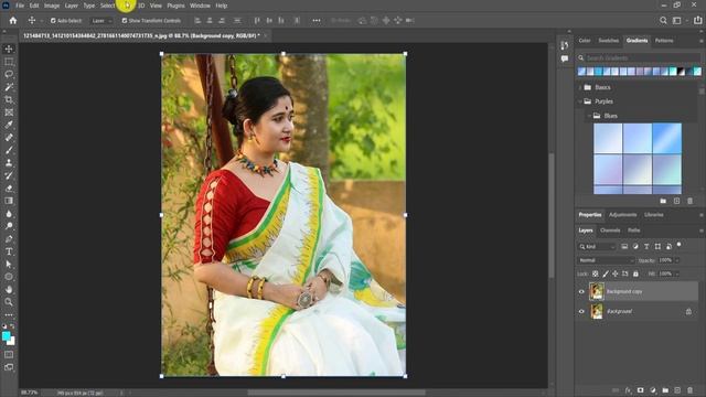 HDR Camera Raw Trick Green Tone Photo Editing Tutorial | Photoshop cc Background Colour Change