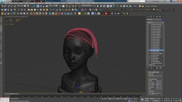 Ornatrix realtime short hair for CGTrader + Miniguide