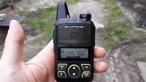 Радиостанция Baofeng BF-T1 mini слушаем 145Мгц