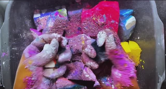 Асмр мел💜🩵❤️ смотреть онлайн