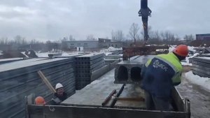 Автокран Клинцы 40т - погрузка плит весом 7 тонн
