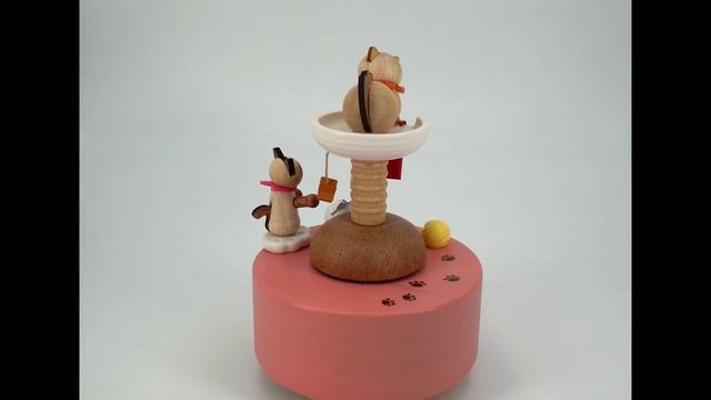 Cats Playground Mini Music Go Round Music Box смотреть онлайн