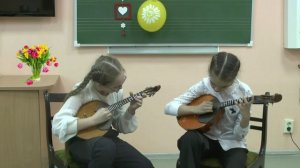 Ансамбль домристов (Лисицына Ж., Лисицына Я.)  - А. Новиков "Смуглянка"