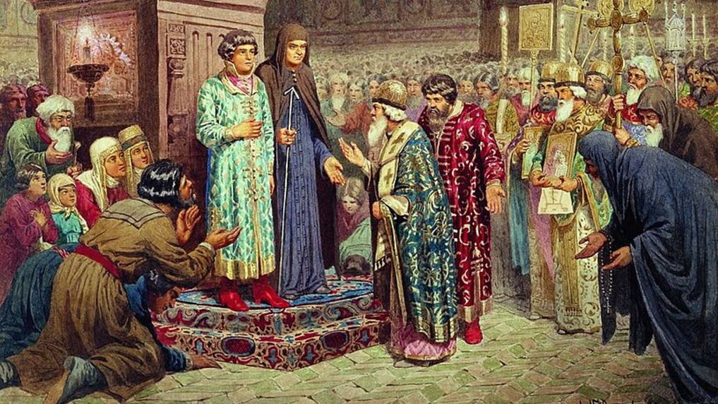 Первый  русский царь из династии Романовых