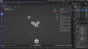 Выравнивание элементов в blender