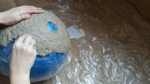 Светильник из папье-маше своими ногами-руками. Просто и просто. Быстро и быстро.