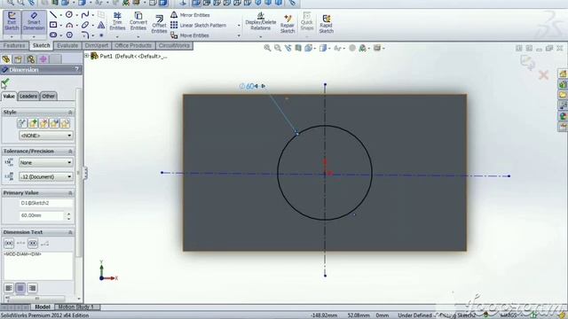 #Solidworks basic tutorial in Tamil