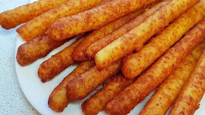 КАРТОФЕЛЬНЫЕ палочки ✨🍟 | ХРУСТЯЩИЕ снаружи 🔥 СЫРНО-НЕЖНЫЕ внутри🔥 Лёгкий рецепт перекуса ✨🍟
