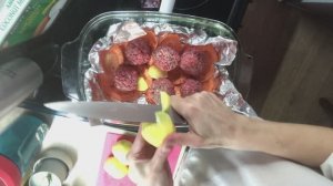 ПП рецепт!Ежики из говяжьего фарша с картошкой и морковью в кокосовых сливках,вкусно и полезно ❤️