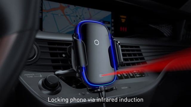 Baseus Light Electric Holder Wireless Charger(15W) смотреть онлайн