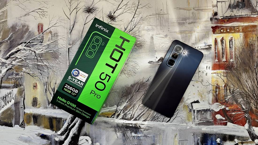 Распаковка  Infinix Hot 50 Pro