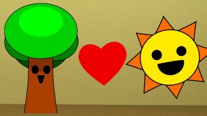 Мистер Дерево влюбился в Солнце в гаррис моде. Спрунки